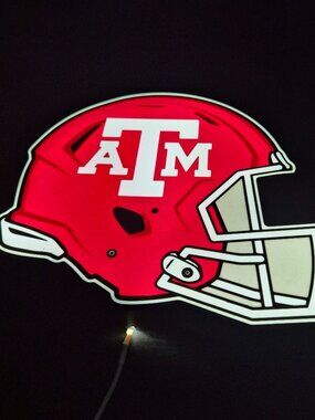 light box, aggies, College football